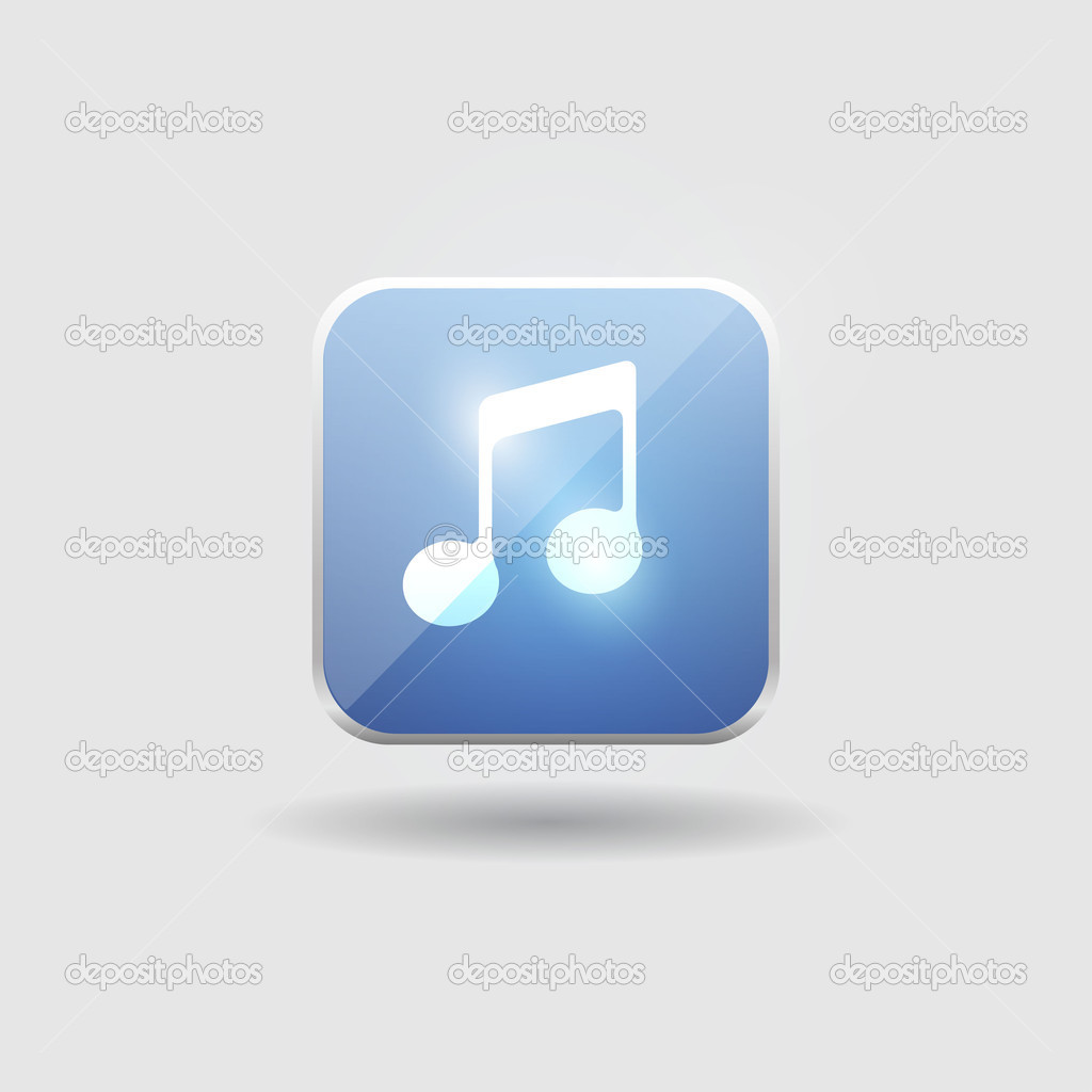 User interface music icon