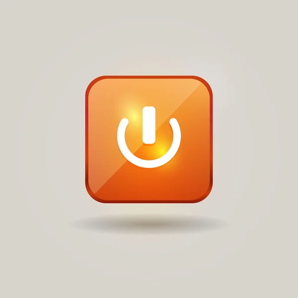 Interface utilisateur bouton d'alimentation — Image vectorielle