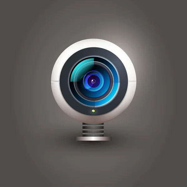 Web camera-icoontje — Stok Vektör