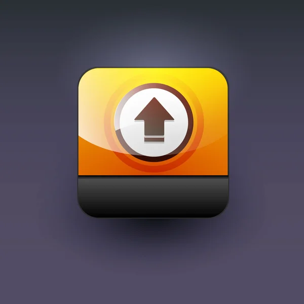 User interface ladda ner icon — Stock vektor