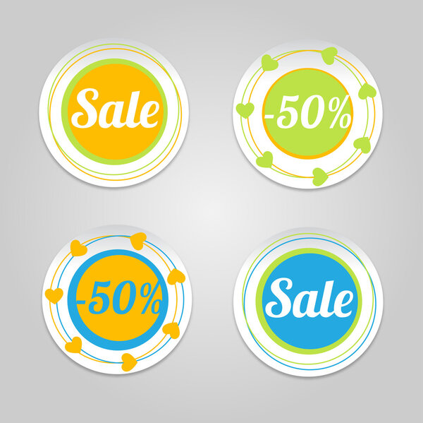 Sale stickers