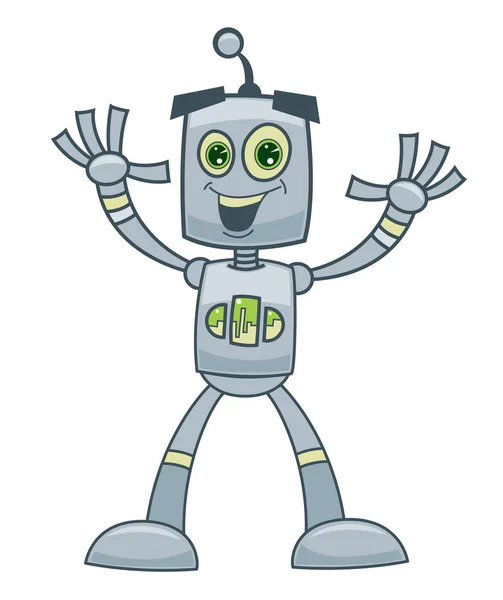 Cartoon robot — Stockfoto