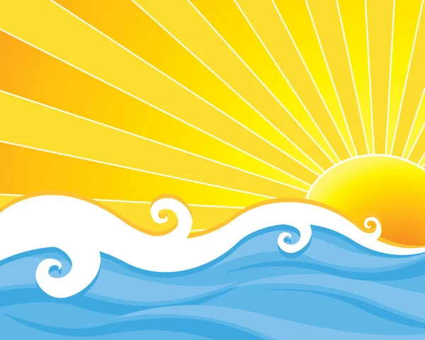 Güneş ve deniz — Stok fotoğraf