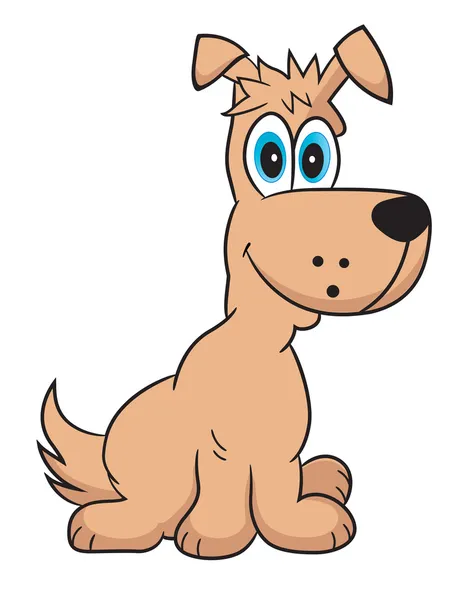 Happy cartoon dog — Stock Photo, Image