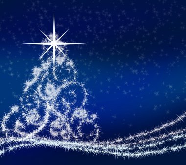 soyut Noel ağacı
