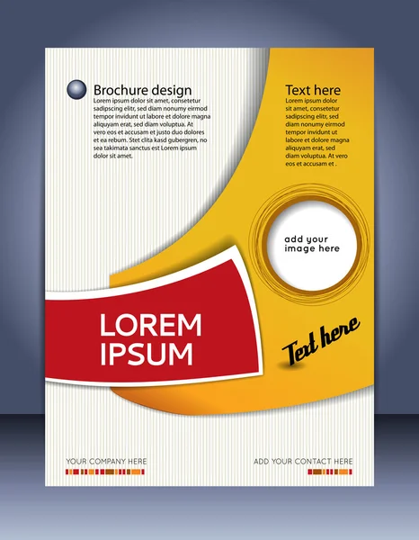 Brochure di design — Foto Stock