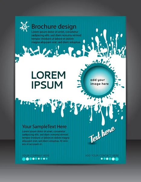 Brochure design — Stock Photo, Image