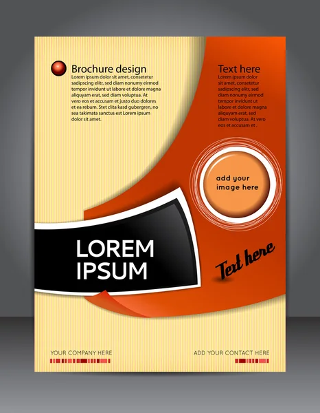 Brochure design — Stock Photo, Image