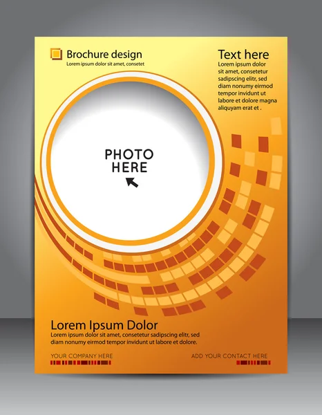 Brochure ontwerp — Stockfoto