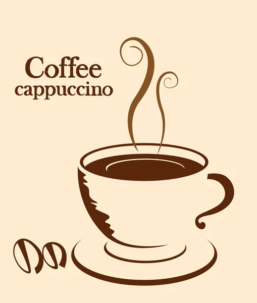 Kaffee-Etikett — Stockfoto