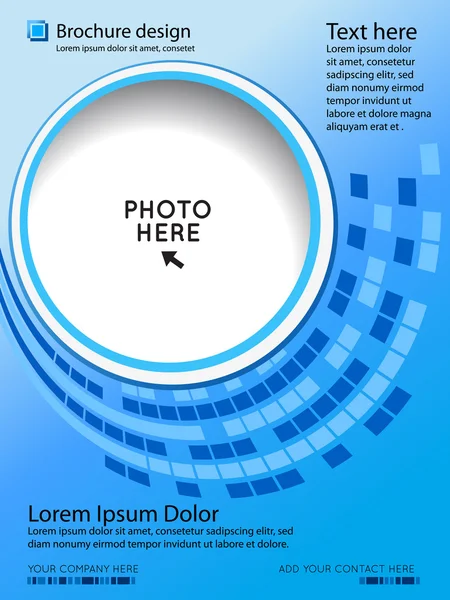 Brochure di design — Foto Stock