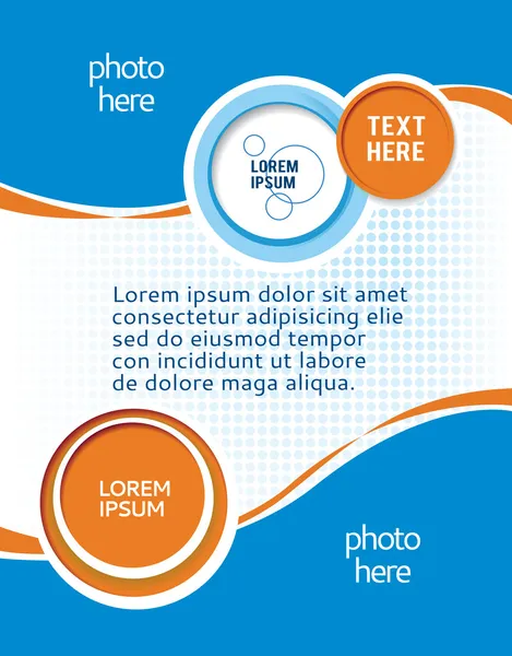 Business brochure sjabloon — Stockfoto