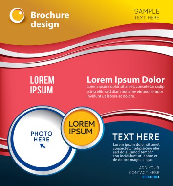 Dalga ile renkli arka plan