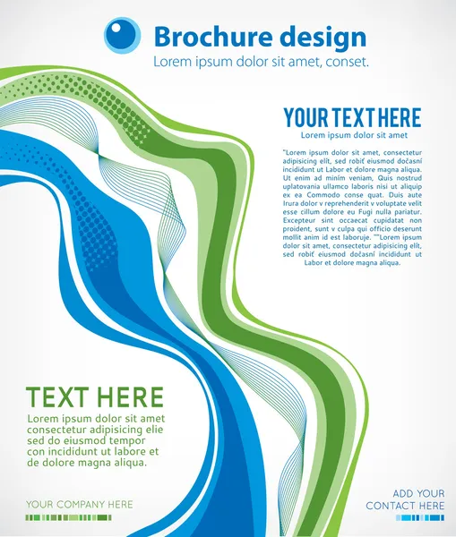 Magazine ou brochure — Image vectorielle