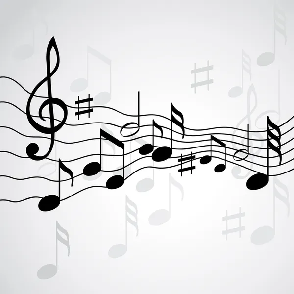 Σημειώνει μουσική — Διανυσματικό Αρχείο