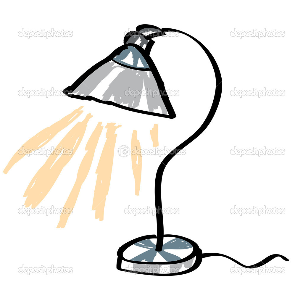 Cartoon desk lamp — Stock Vector © igordudas 45061211
