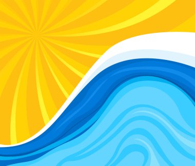 Güneş su ile çizim