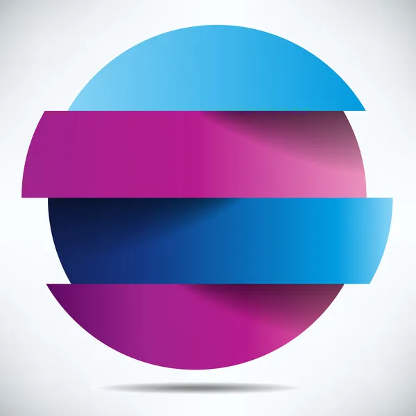 Kleurrijk banner ontwerp — Stockvector