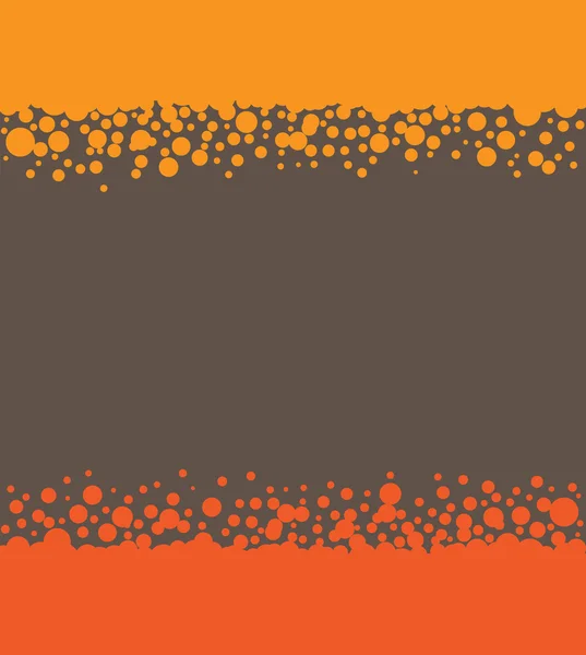 Orange och brun bakgrund — Stock vektor