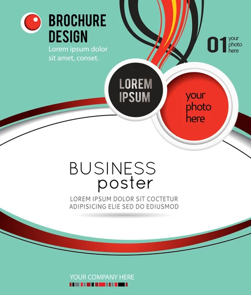 Business poster — Stock Vector