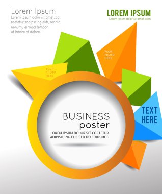 şeffaf fraktal kurumsal arka plan