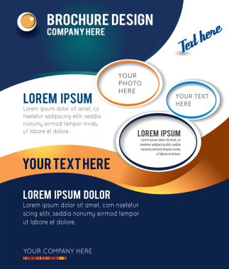 Broşür tasarım içerik arka plan