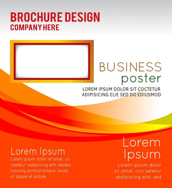 Conception de concept de fond pour brochure — Image vectorielle