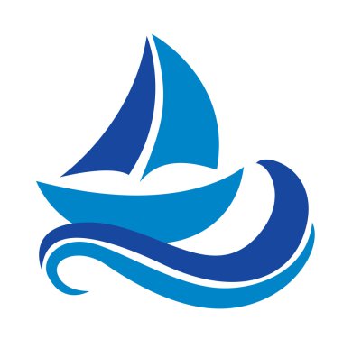 Yat Simgesi, vektörün silueti