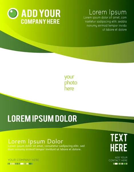 Résumé Fond vert et blanc — Image vectorielle