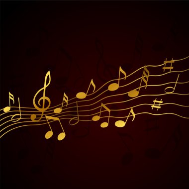 Altın müzik notlar