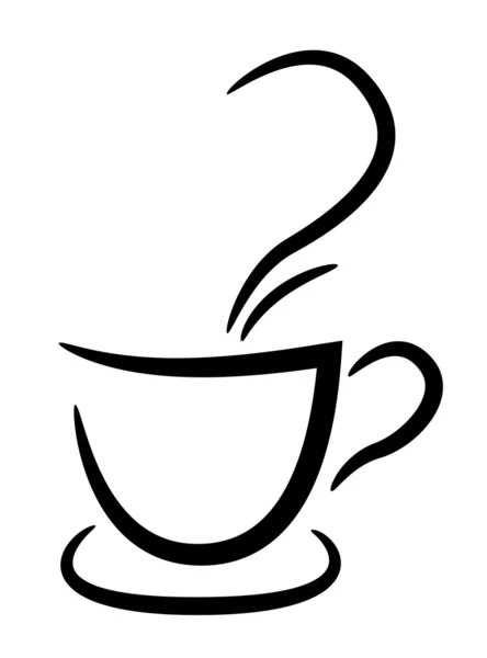 Tazza di caffè — Vettoriale Stock