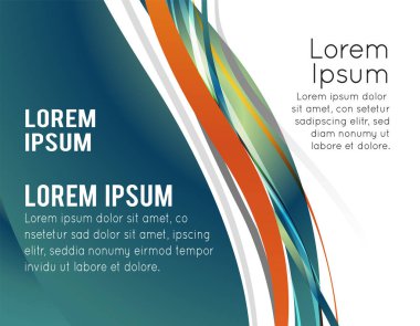 Tasarım için soyut arkaplan - Illustration business poster, dergi kapağı, tasarım düzeni şablonu