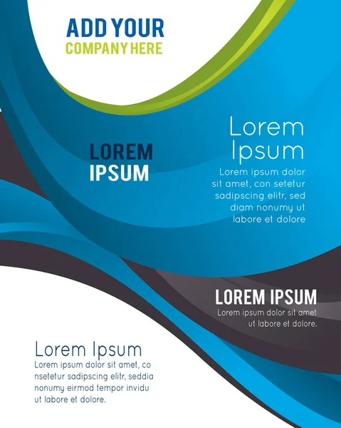 Professionele Business Design Layout Sjabloon Corporate Banner Ontwerp Tijdschriftenomslag Uitgeverij — Stockvector