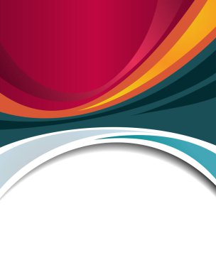 Profesyonel iş tasarım şablonu ya da kurumsal afiş tasarımı. Dergi kapağı, yayıncılık ve baskı sunumu. Soyut vektör arkaplanı.