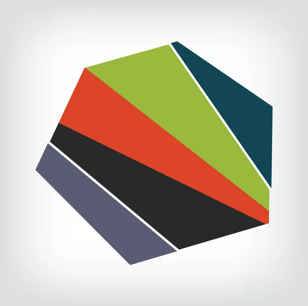 Diseño Del Emblema Logotipo Del Vector Abstracto Logotipo Negocio Abstracto —  Fotos de Stock