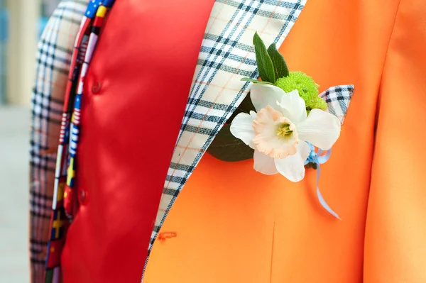 Narcissus boutonniere — Stock Photo, Image