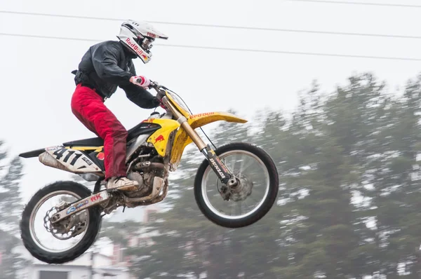 Motorrijden Stockfoto