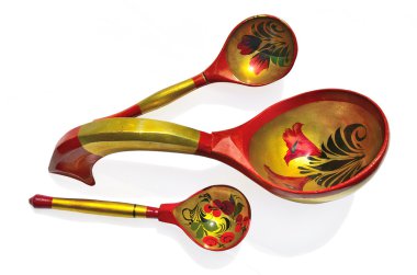 yaratıcı tahta kaşıklar.