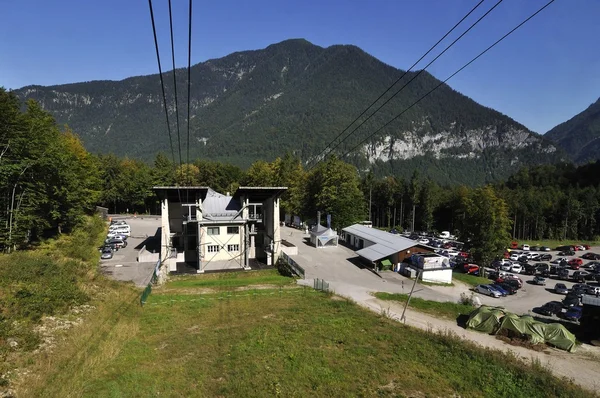 Bergbanestationen — Stockfoto