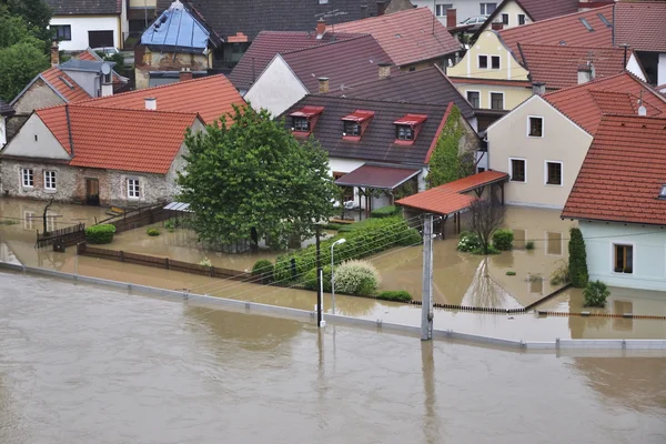 Inundación del río — Foto de Stock