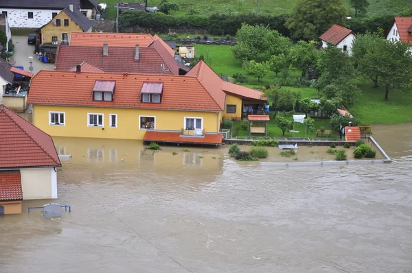 Inundación del río — Foto de Stock