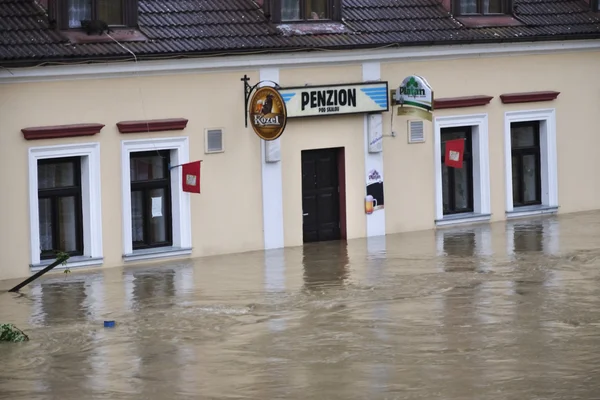 Inundación del río — Foto de Stock