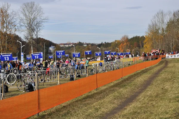 Cyclo Cross UCI República Checa 2013 — Foto de Stock