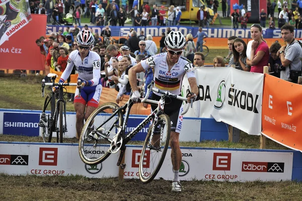 Querfeldein uci tschechische republik 2013 — Stockfoto