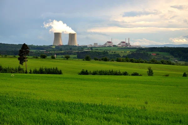 Nuclear electric power station — Stock Photo, Image