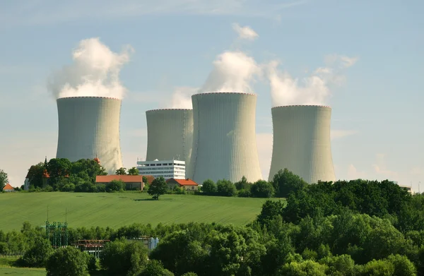 Nuclear electric power station — Stock Photo, Image