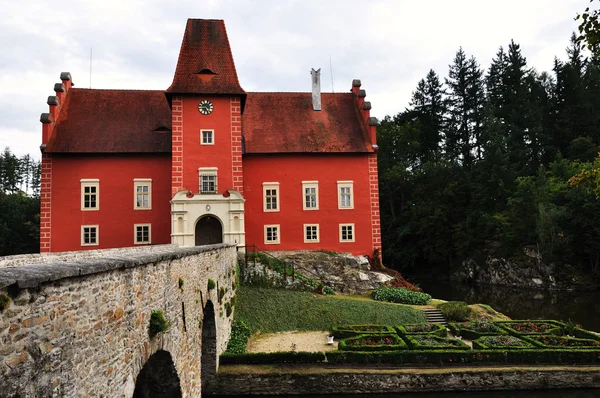 Romántico castillo rojo — Foto de Stock