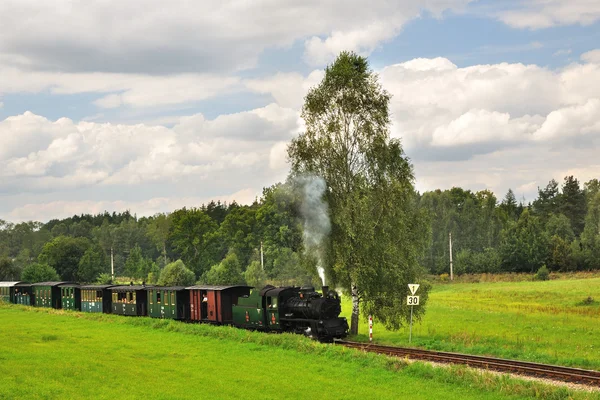 Parní vlak — Stock fotografie