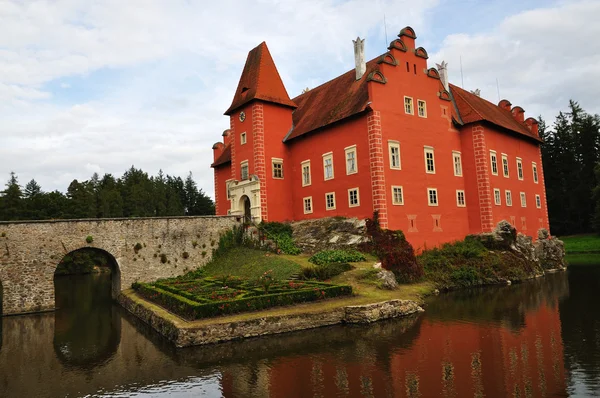 Romantik Kırmızı chateau — Zdjęcie stockowe