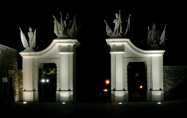 Historiska slott gate Stockbild